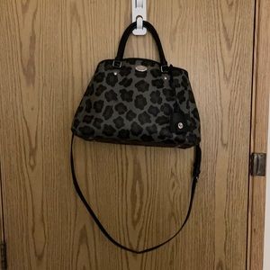 Coach leopard print handbag